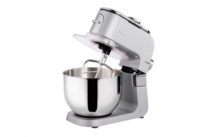 Кухонна машина ARDESTO 1500Вт, чаша-метал, корпус-метал, насадок-10, сріблясто-сірий