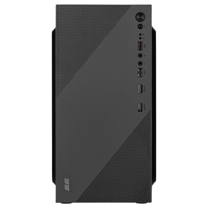 Корпус 2E TeamX TMX04 з БЖ 2E ATX500W, 2xUSB3.0, 1x80мм, VGA 220мм, mATX, чорний