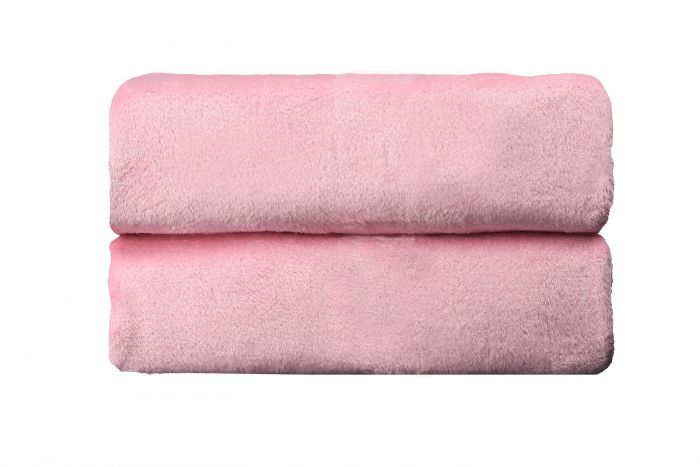 Плед Ardesto Flannel, 200х220см, 100% поліестер, рожевий