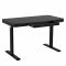 Стіл комп’ютерний 2E CE218B, висота 72-120см, електропривод, стільниця 118x60см (чорний), металева база (чорна), USB-A/USB-C