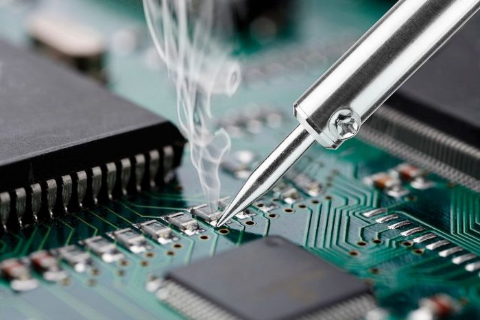Паяльник електричний Neo Tools 40Вт 450°C нікельована мідь