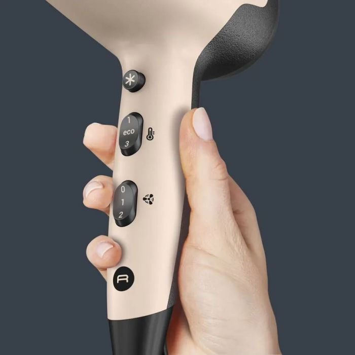 Фен Rowenta Renew, 2100Вт, 3 режими, дифузор, іоніз-я, хол. обдув, коричнево-чорний