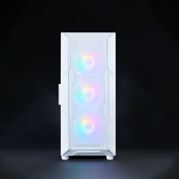 Корпус Zalman I3 Neo ARGB V2 без БЖ, 2xUSB3.0, 1x Type C, 4x120мм, ARGB, VGA 355мм, LCS ready, TG Side Panel, ATX, білий