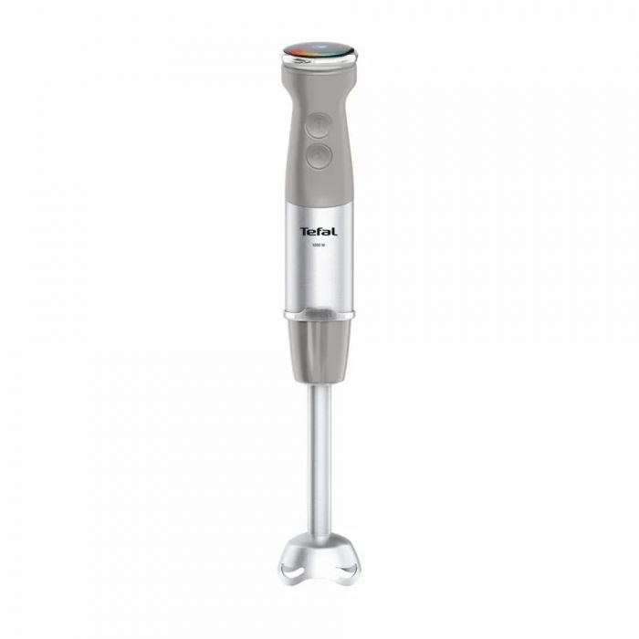 Блендер Tefal заглибний Quickchef+ 1000Вт, 3в1, чаша-800мл, чопер-1000мл, турборежим, сріблясто-сірий