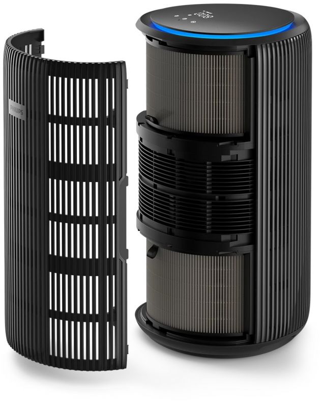Очисник повітря Philips PureProtect 3200, 135м2, 520м3/год, HEPA +вугільний фільтр, Wi-Fi, 5 режими, синьо-сірий