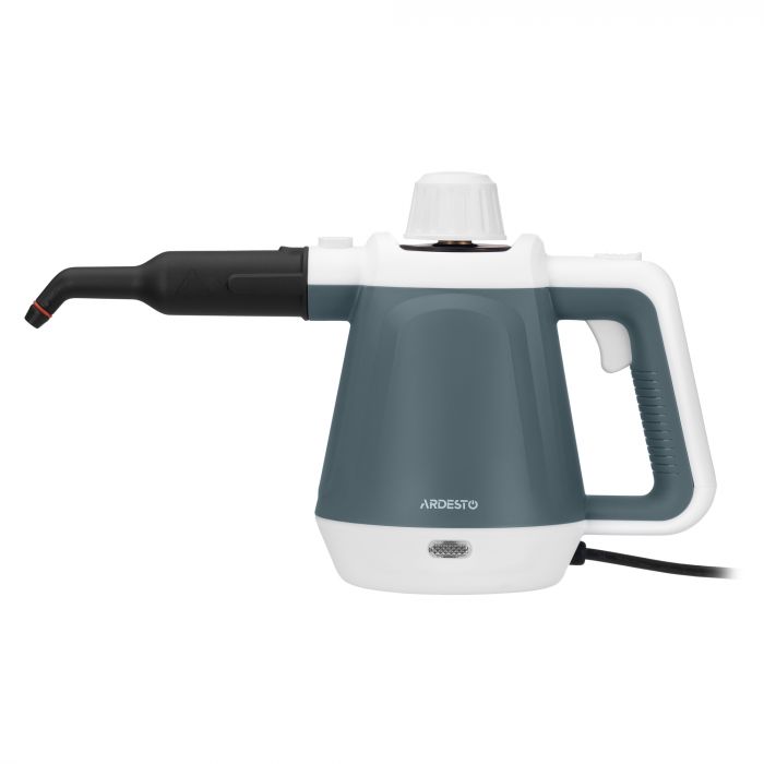 Пароочисник ARDESTO, 1200Вт, 400мл, 3.5Бар, білий+ синій