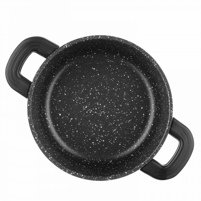 Набір посуду ARDESTO Gemini Anzio, 6 предметів, алюміній, чорний