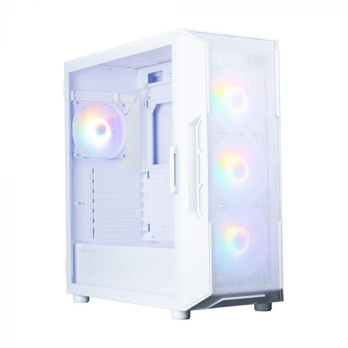 Корпус Zalman I3 Neo V2 без БЖ 2xUSB3.0, 1x Type C, 4x120мм RGB, VGA 400мм, LCS ready, TG Side Panel, ATX, білий