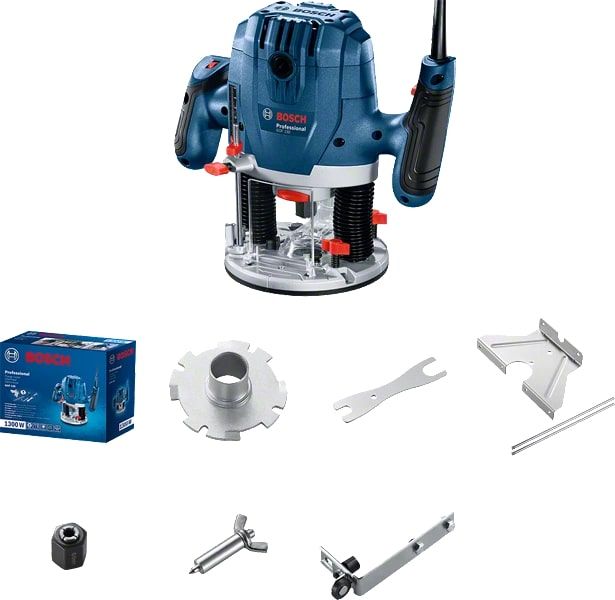 Фрезер Bosch Professional GOF 130 1300Вт цанга 6 та 8мм 11000-28000об·хв 3.5кг