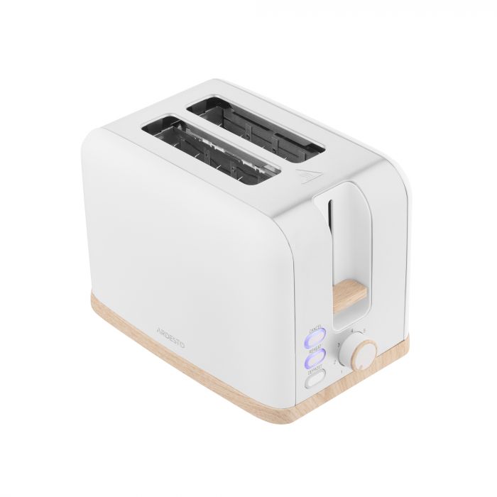 Тостер Ardesto T-F420WWD, 800Вт, метал, 2 слоти, білий