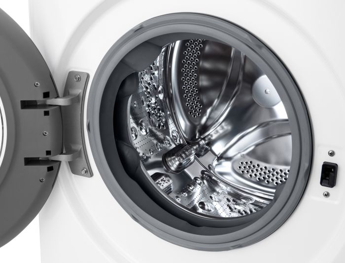Пральна машина LG фронтальна, 8кг, 1200, A, 48см, дисплей, пара, інвертор, білий