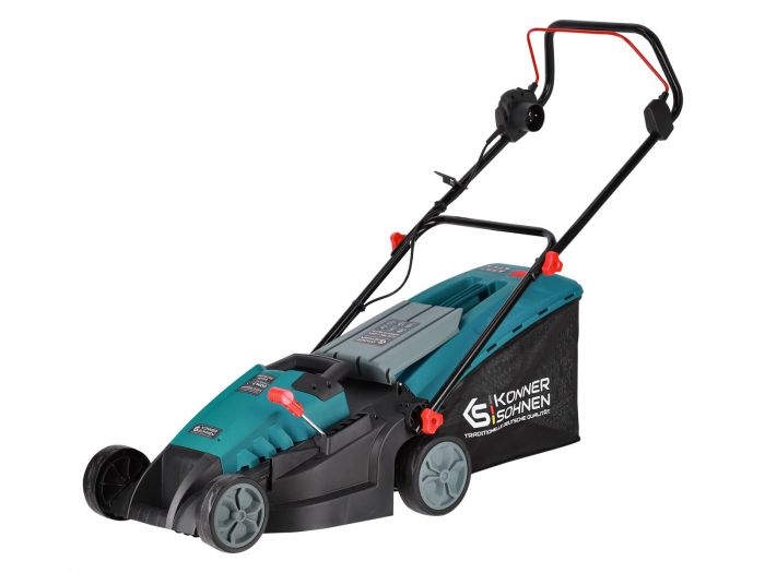 Газонокосарка мережева Konner&Sohnen KS 38LM-BL 1400Вт 38см 50л 25-65мм 16.5кг