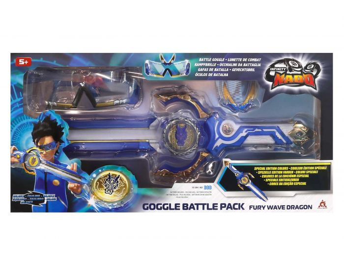 Набір Infinity Nado VI Goggle Battle Pack дзиґа та акс.