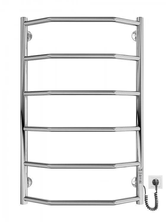 Рушникосушка Mario електрична Трапеція НР-І, 800x530x110мм, таймер-регулятор, нерж.сталь, хром