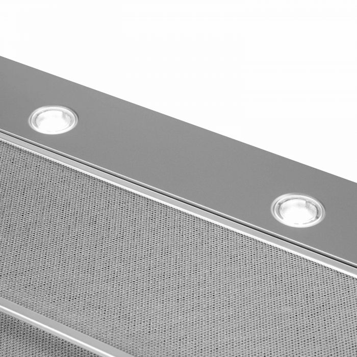 Витяжка ARDESTO телескопічна, 60см, 450м3ч, метал, 2х1Вт LED, кнопкове, нерж