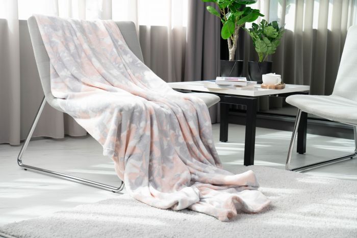 Плед Ardesto Flannel, 160х200см, 100% поліестер, флора