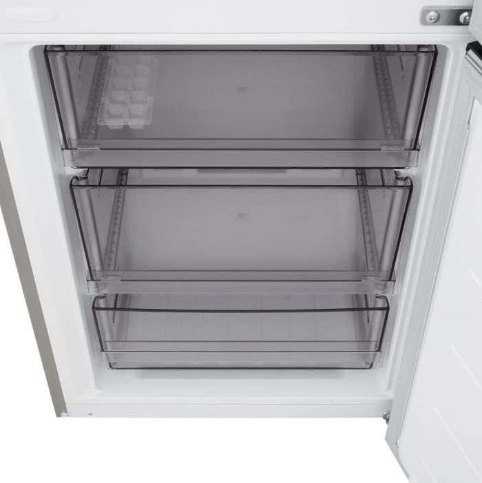 Холодильник LG з нижн. мороз., 186x60х68, холод.відд.-220л, мороз.відд.-113л, 2дв., E, NF, інв., диспл внутр., зона св-ті, сріблястий