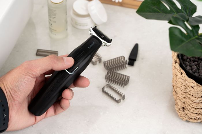 Бритва електр. ARDESTO One blade, Li-Ion, сух.+волог., тример, 3 насадки, чорний