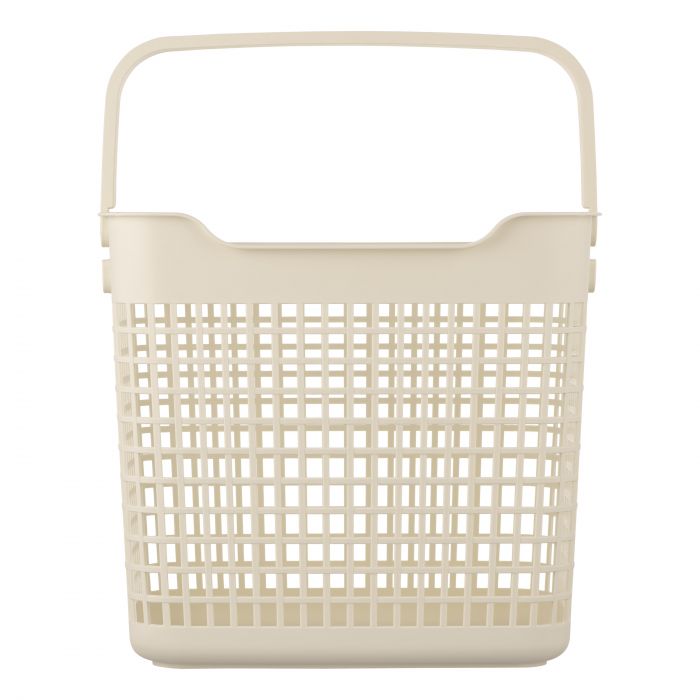 Кошик для білизни ARDESTO 38x29.5x33см, 26л, пластик PP, бежевий