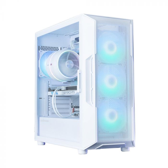 Корпус Zalman I3 Neo ARGB V2 без БЖ, 2xUSB3.0, 1x Type C, 4x120мм, ARGB, VGA 355мм, LCS ready, TG Side Panel, ATX, білий