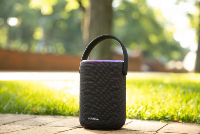 Портативна акустична система 2E SoundXDrum 50Вт, BT 5.3, TWS, RGB, PowerBank, IPX7, Чорний