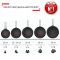 Сковорода Tefal Halo EUCALYPTUS, 28см, алюміній, бакеліт, сірий
