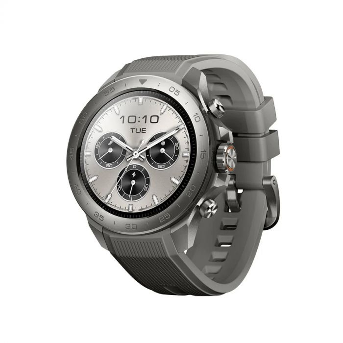 Смарт-годинник Mibro GS Explorer S 48мм, 1.32", 466x466, AMOLED, BT 5.3, Dual-band GPS, 10 ATM, титан-силікон