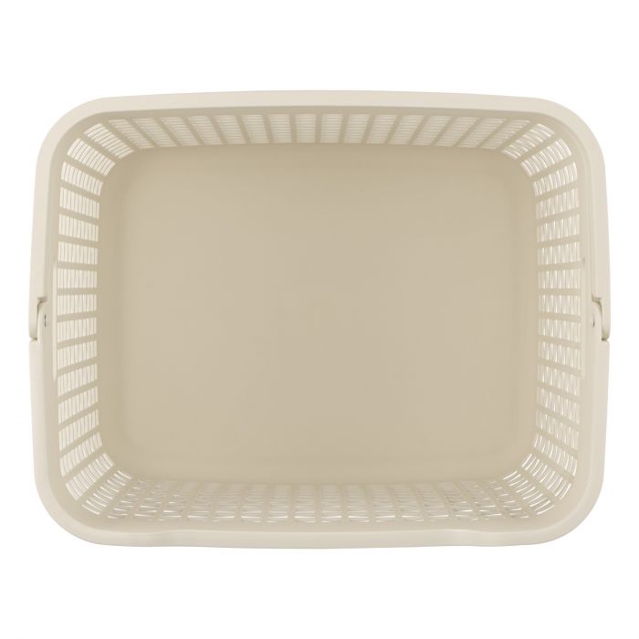 Кошик для білизни ARDESTO 38x29.5x33см, 26л, пластик PP, бежевий