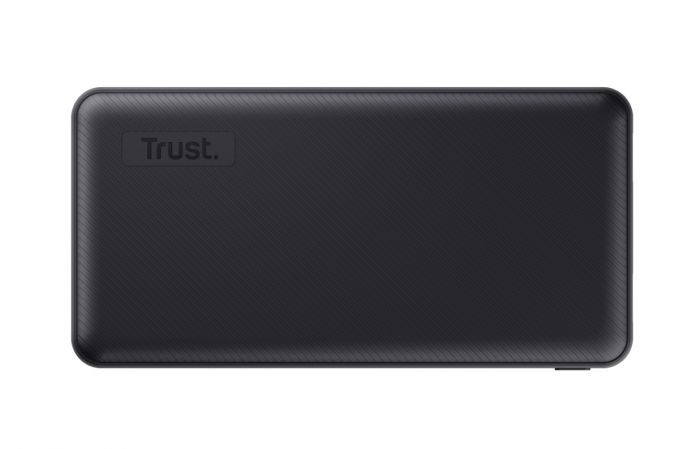 Акумулятор портативний літій-іонний power bank Trust Primo ECO, 15000мА·год, 2хUSB-A/USB-C, 15W, чорний