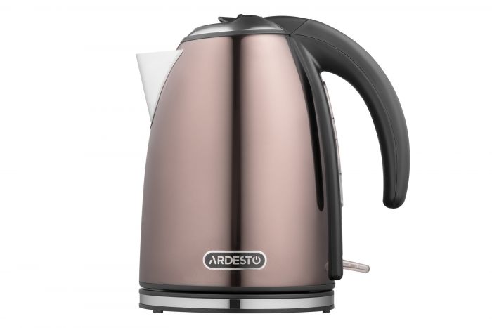 Електрочайник Ardesto 1.7л, Strix, метал, бронзовий глянець
