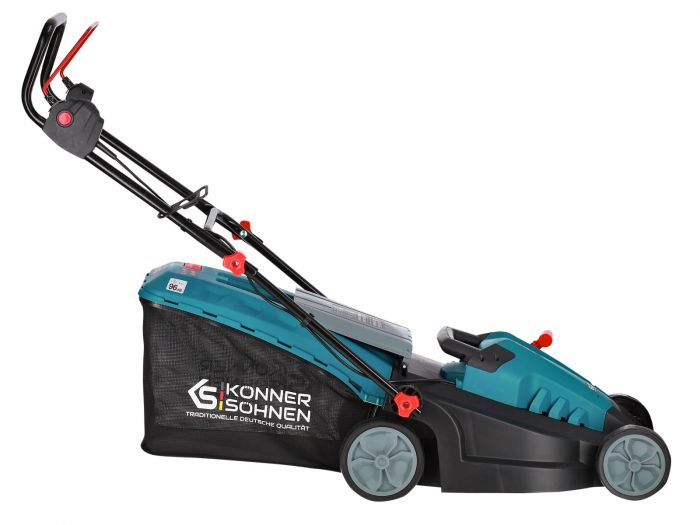 Газонокосарка мережева Konner&Sohnen KS 38LM-BL 1400Вт 38см 50л 25-65мм 16.5кг