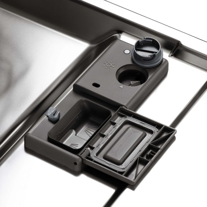 Посудомийна машина ARDESTO вбудовувана, 12 компл., А++, 60см, кнопкове кер., промінь, 5програм, сірий