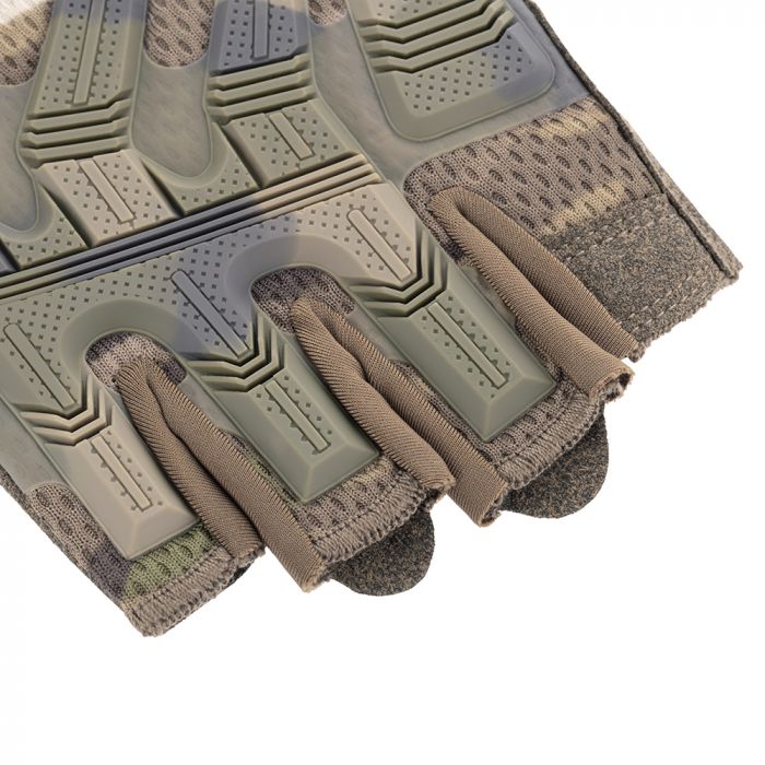 Рукавички тактичні 2E, безпалі, M, камуфляж