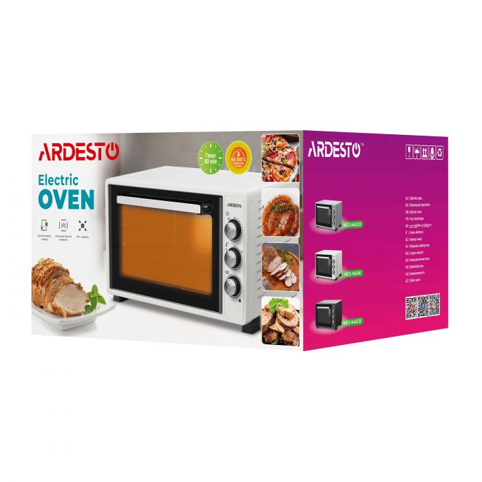 Піч електрична ARDESTO, 40л, 1300Вт, механіч., конвекція, чорний