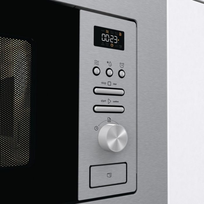 Піч Gorenje мікрохвильова, вбудовувана, 20л, 800Вт, гриль, дисплей, нерж