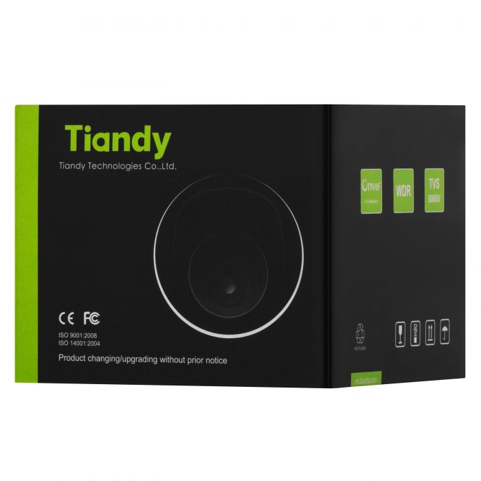 Камера IP Tiandy TC-C34XP Spec:W/E/Y/2.8mm/V4.0, 4MP, Color Maker Turret, 2.8mm, f/1.0, LED15m, DC12V, PoE, IP67
