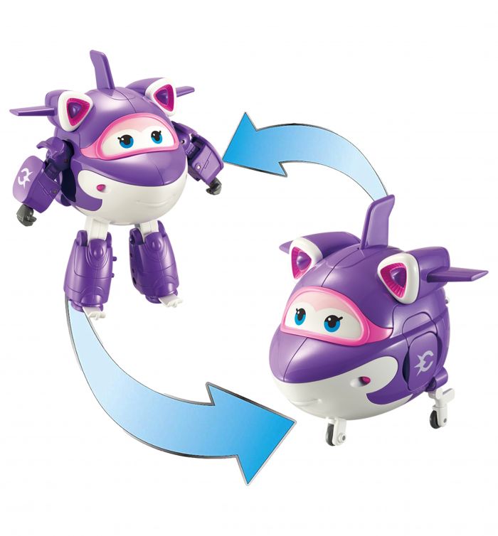 Ігрова фігурка-трансформер Super Wings Transforming-Supercharged Крістал (Crystal)