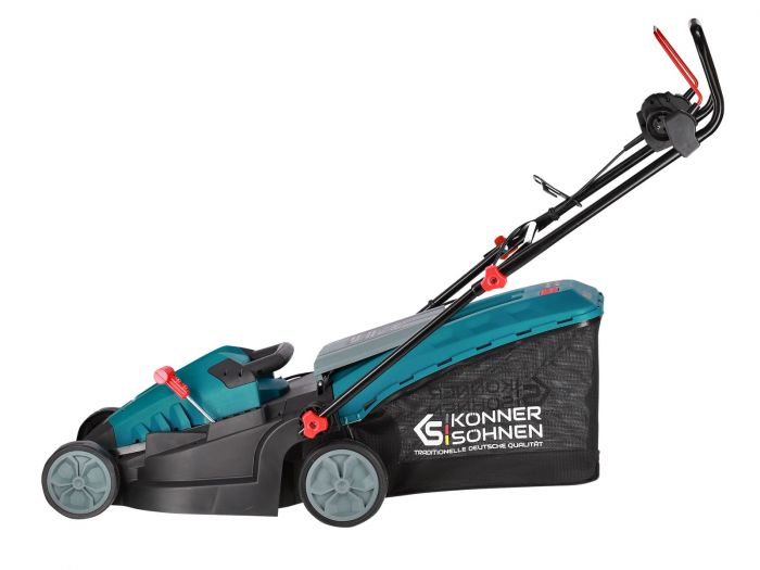 Газонокосарка мережева Konner&Sohnen KS 38LM-BL 1400Вт 38см 50л 25-65мм 16.5кг