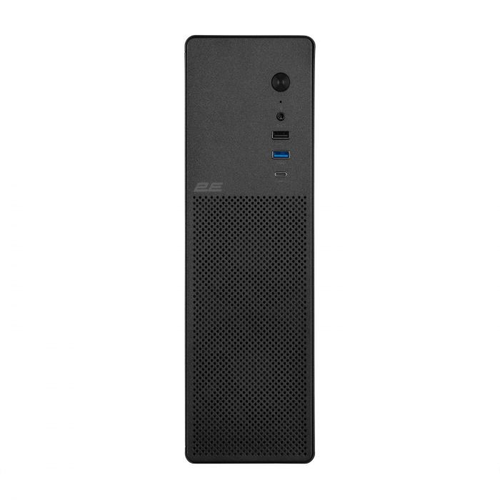 Корпус 2E Credo Slim V90B-400 з БЖ 2E TFX400, 1xUSB3.0, 1х USB 2.0, 1xUSB Type-C, 2x90мм, VGA 220мм, mATX, чорний