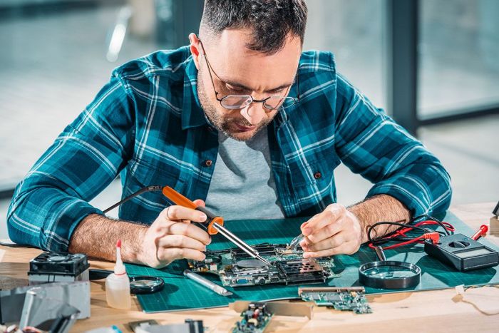 Паяльник електричний Neo Tools 40Вт 450°C нікельована мідь