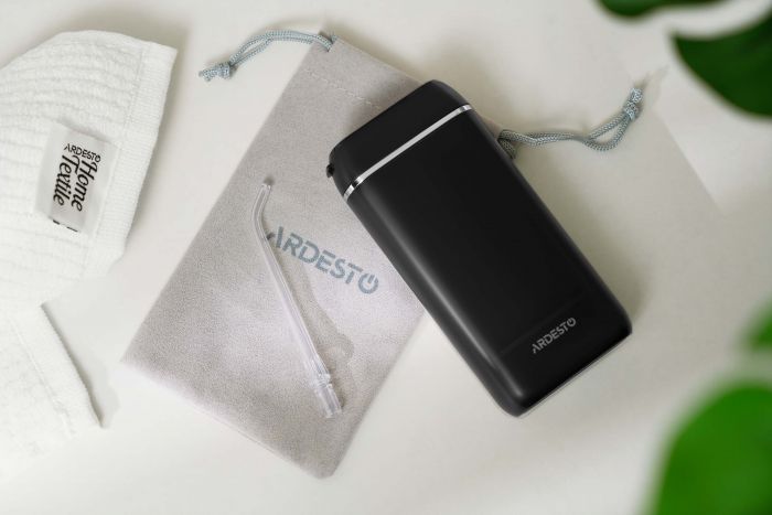 Іригатор ARDESTO портативний, чаша 140 мл, Li-ion акум. в компл., чорний