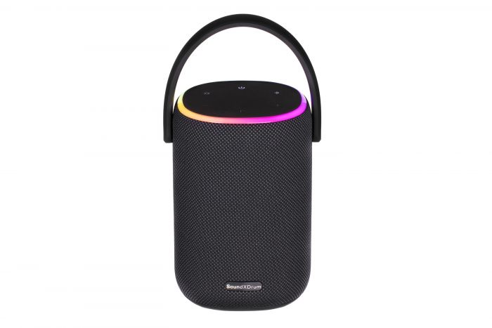 Портативна акустична система 2E SoundXDrum 50Вт, BT 5.3, TWS, RGB, PowerBank, IPX7, Чорний