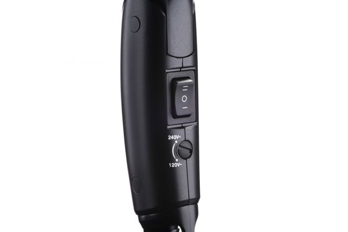 Фен Ardesto HD-Y120T, дорожній, 1200Вт, складна ручка, 2 швидкості, 2 темп. режими, чорний