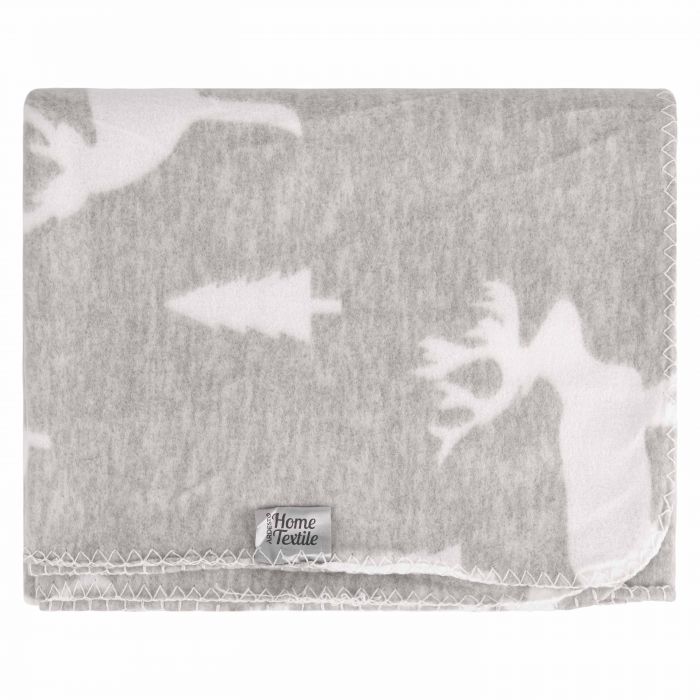Плед ARDESTO Fleece 130x160см, 100% поліестер, олені
