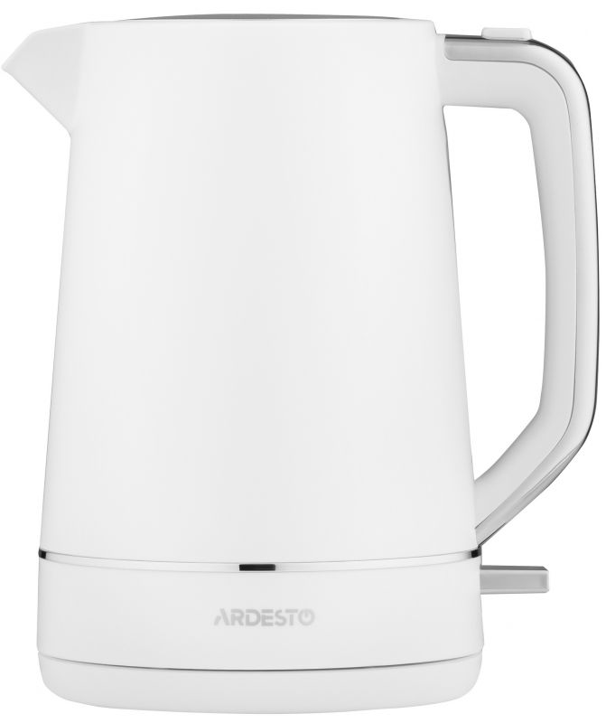 Електрочайник Ardesto 1.7л, Otter, пластик, білий матовий