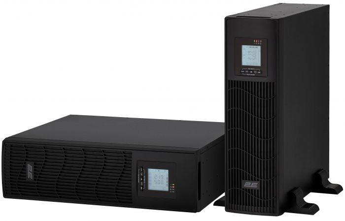 Джерело безперебійного живлення 2E PS2000RT, 2000VA/1600W, RT3U, LCD, USB, 3xC13, 3xSchuko