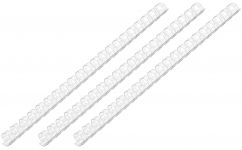 Пластикові пружини 2E для біндерів, 22мм, прозорі, 50шт