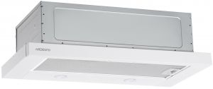 Витяжка ARDESTO телескопічна, метал, 60см, 450м3ч, метал, 2х1Вт LED, кнопкове, білий