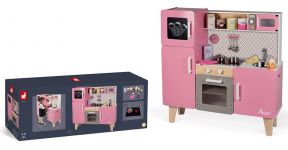 Ігровий набір Janod Кухня Macaron рожевий