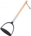 Картоплем’ялка ARDESTO Midori, 33см, нейлон, дерево, нержавіюча сталь, чорний